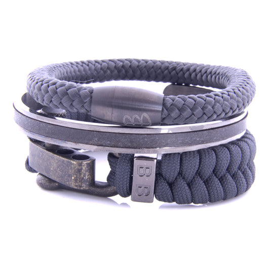 Bad-Ass Bracelets | Gift Set Anthracite