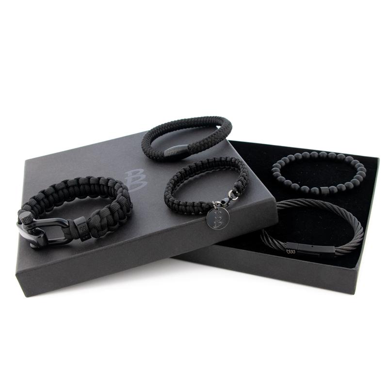 Bad-Ass Bracelets | Ultimate Black Gift Set - Bad-Ass Bracelets