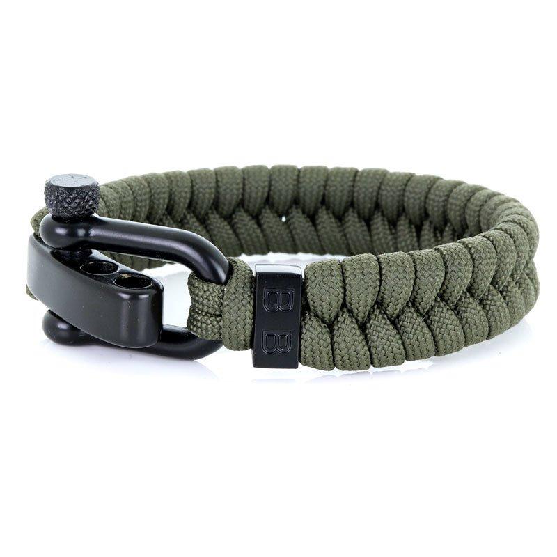 Steel & Cord | Essential Army Green - Bad-Ass Bracelets