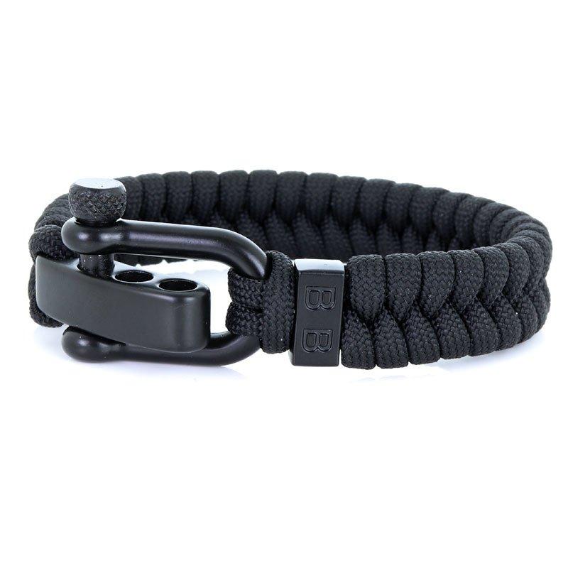Steel & Cord | Essential Black - Bad-Ass Bracelets