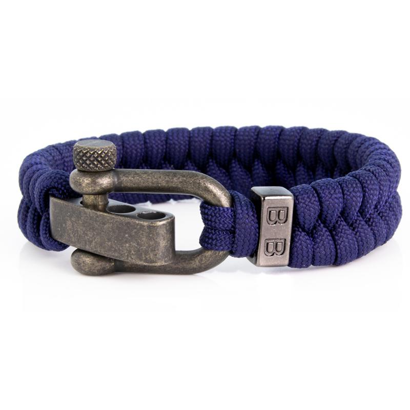 Steel & Cord | Essential Blue - Bad-Ass Bracelets