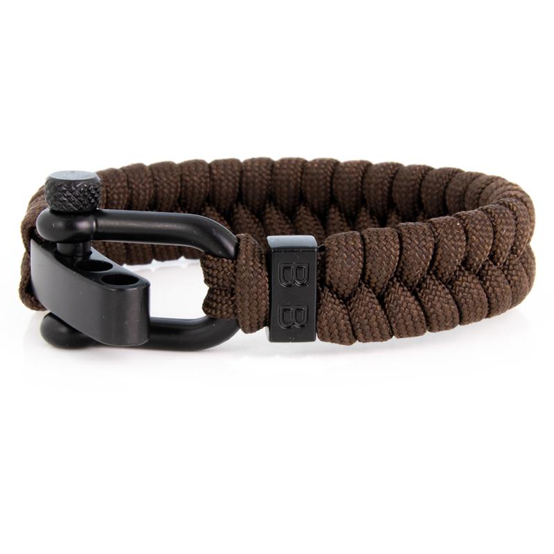 Steel & Cord | Essential Dark Brown - Bad-Ass Bracelets