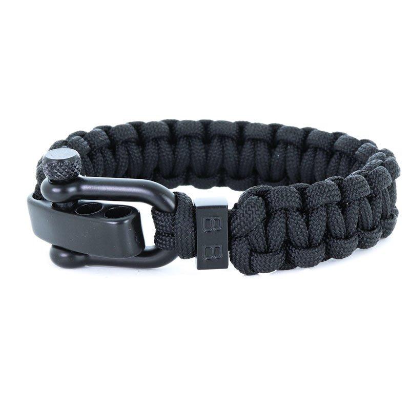 Steel & Cord | Traditional Black - Bad-Ass Bracelets