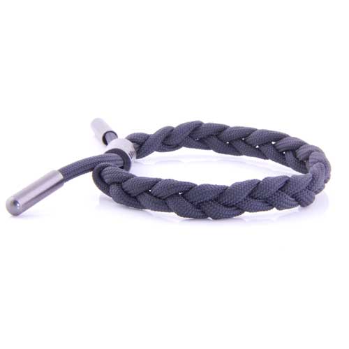 Twisted Cord | Anthracite - Bad-Ass Bracelets