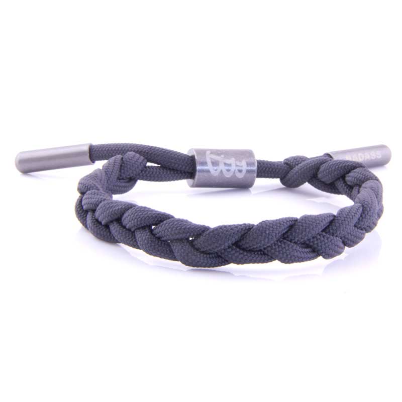 Twisted Cord | Anthracite - Bad-Ass Bracelets