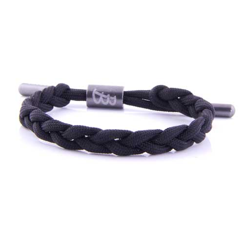 Twisted Cord | Black - Bad-Ass Bracelets